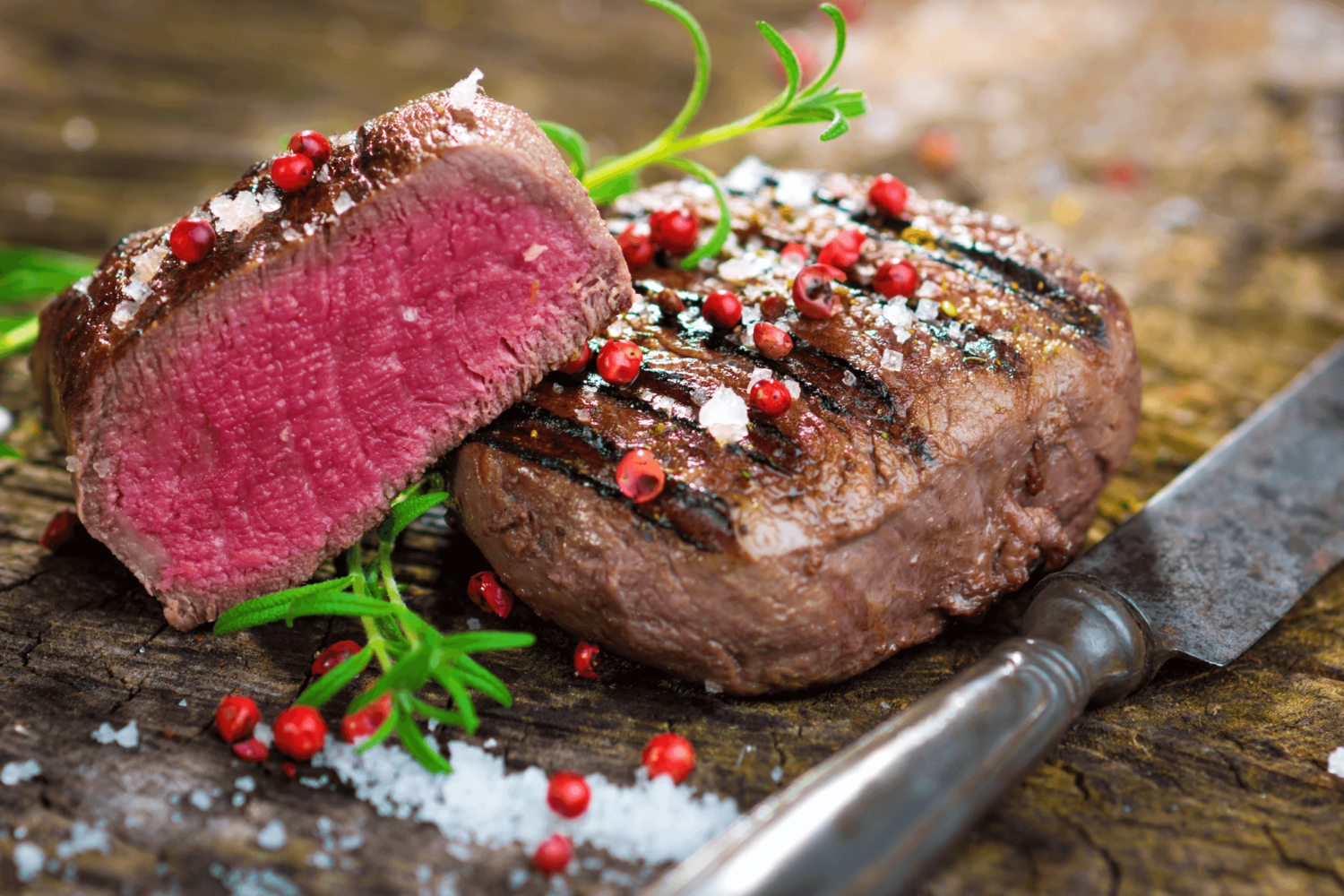 Murray Grey Steak mit Pfeffer