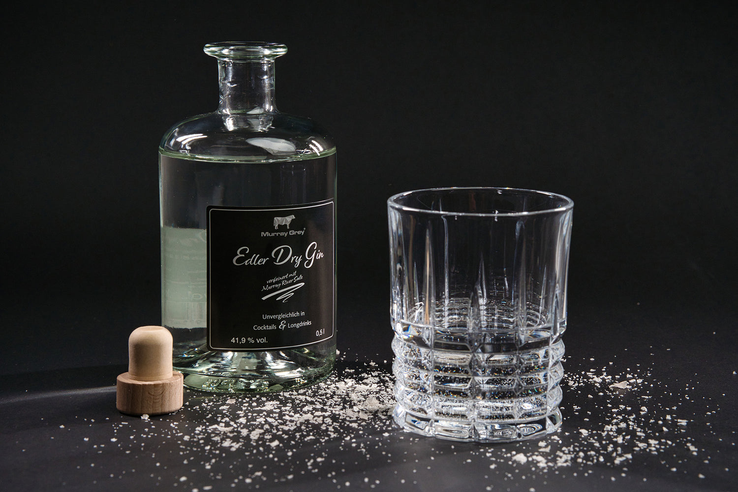 Edlen salted Dry Gin kaufen - mit Murray Grey Salz verfeinert